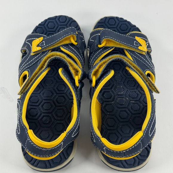 Timberland Adventure Seeker Boys Navy Yellow Sandals A5798 Size 2 US - Picture 11 of 12